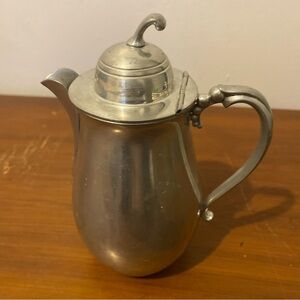 Vintage Shirley Pewter Williamsburg Virginia Lidded Teapot